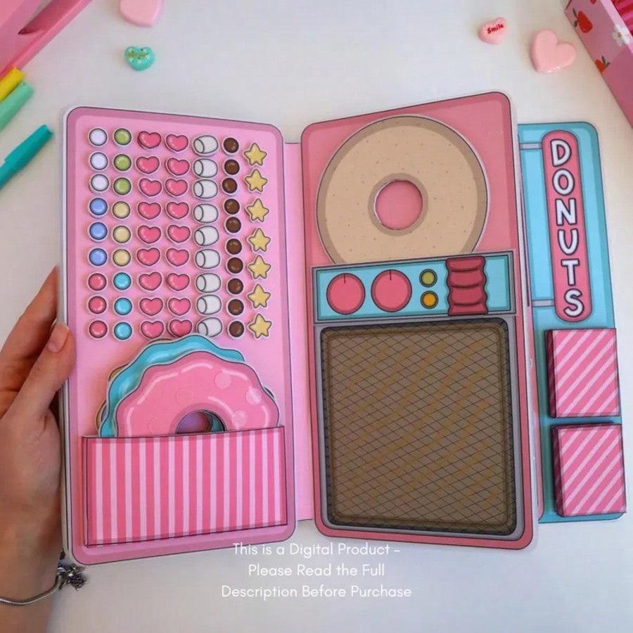 Donut Shop Pretend Play Kit, D - đánh giá và giá Art Craft House Making