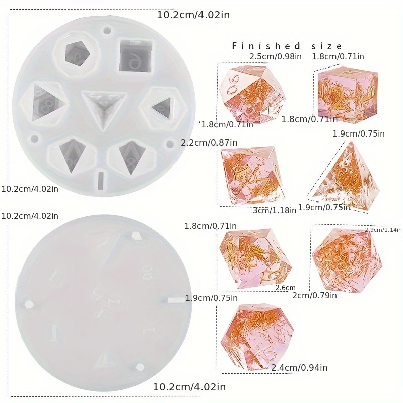 1setsilicone resin die molds ， - đánh giá và giá Art Craft Model