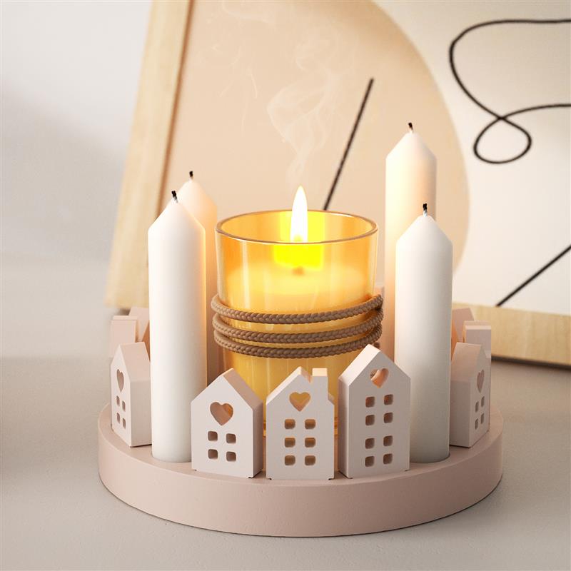 Hollow House Rabbit Candle Hol - đánh giá và giá Art Craft House Making