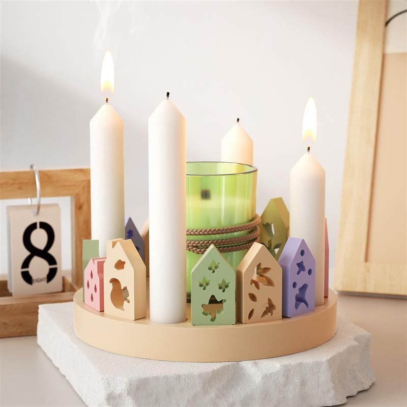 Hollow House Rabbit Candle Hol - đánh giá và giá Art Craft House Making