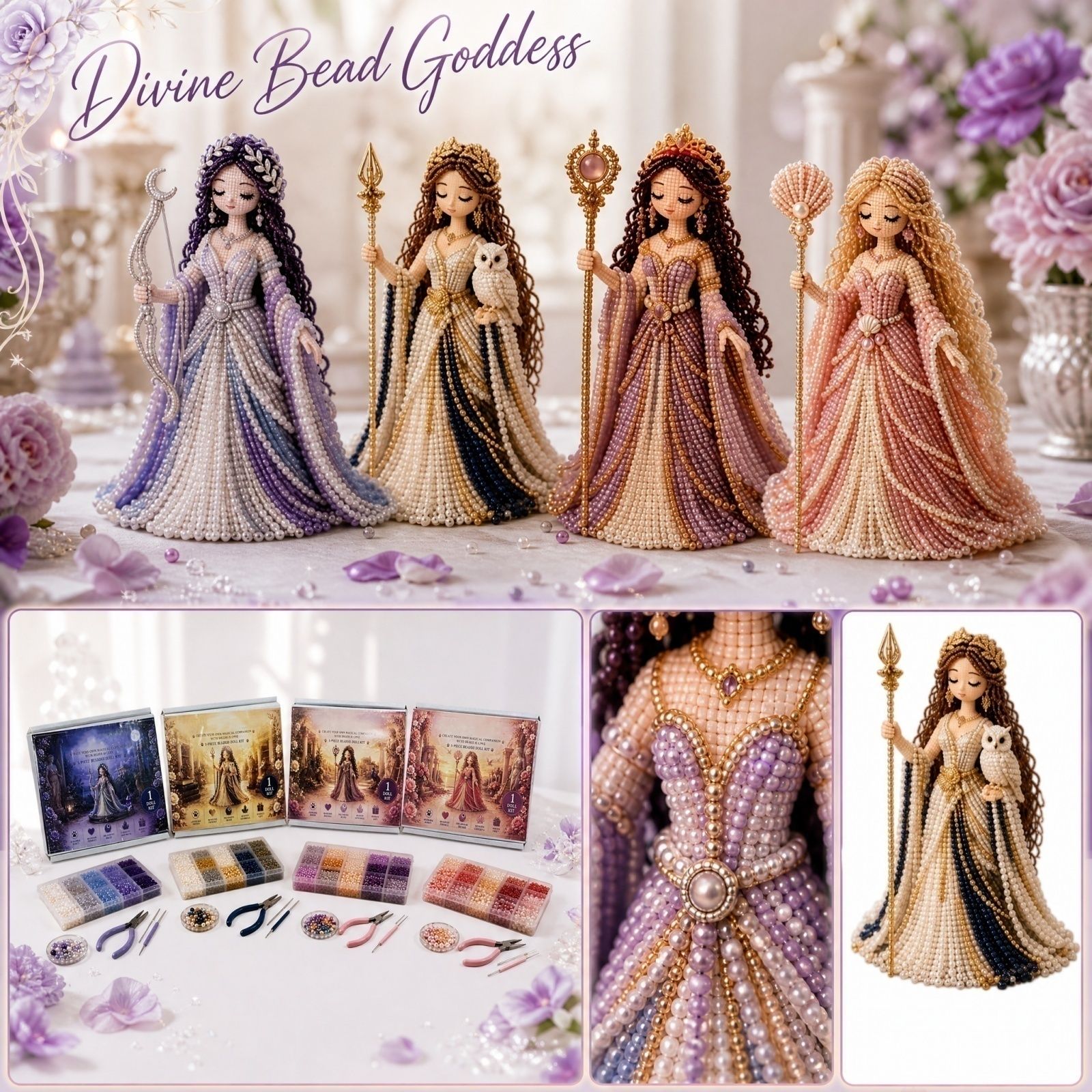 Divine Beaded Goddess DIY Craf - đánh giá và giá Art Craft House Making