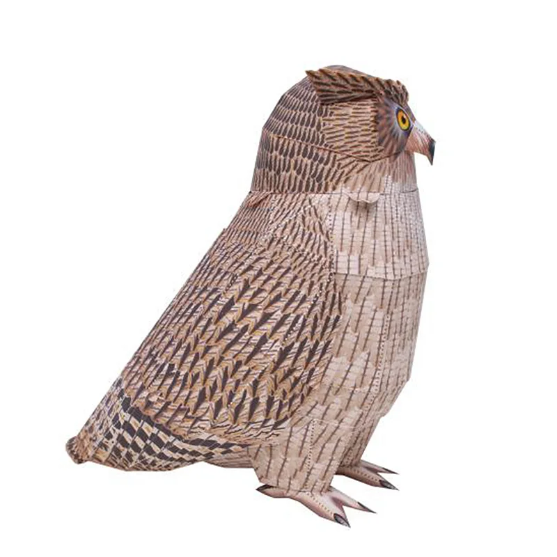 Blakiston's Fish Owl Handmade  - đánh giá và giá Art Craft With Cardboard