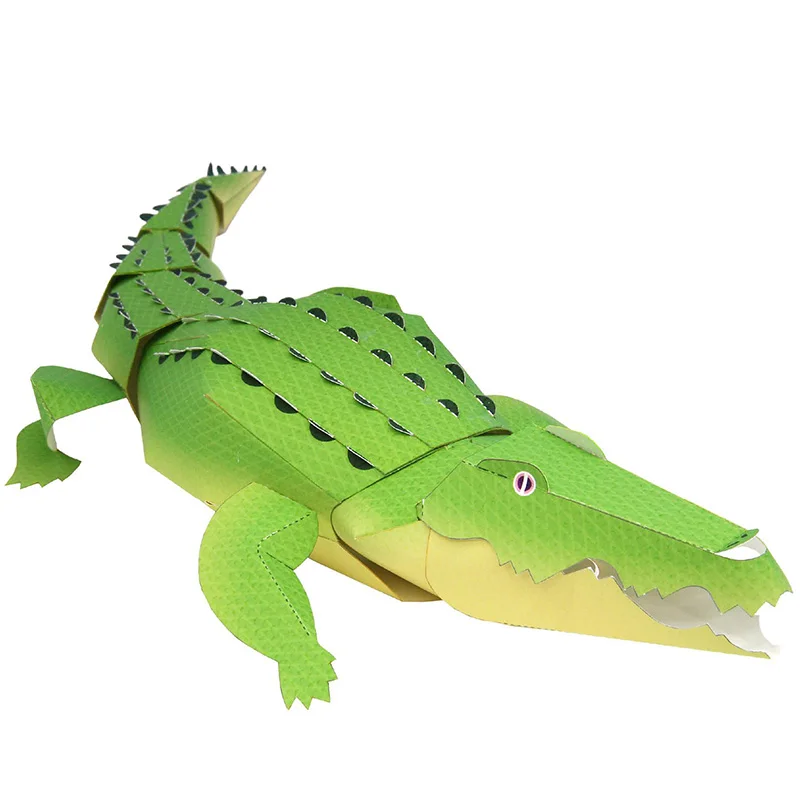 Crocodile Folding Origami Art  - đánh giá và giá Art Craft With Cardboard