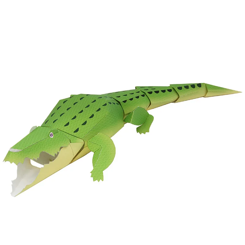 Crocodile Folding Origami Art  - đánh giá và giá Art Craft With Cardboard
