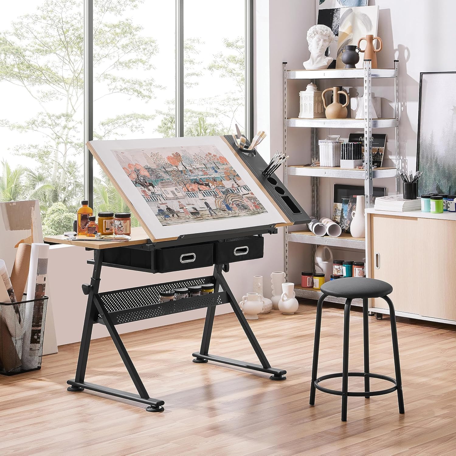 Adjustable Drafting Table Art  - đánh giá và giá Art Crafting