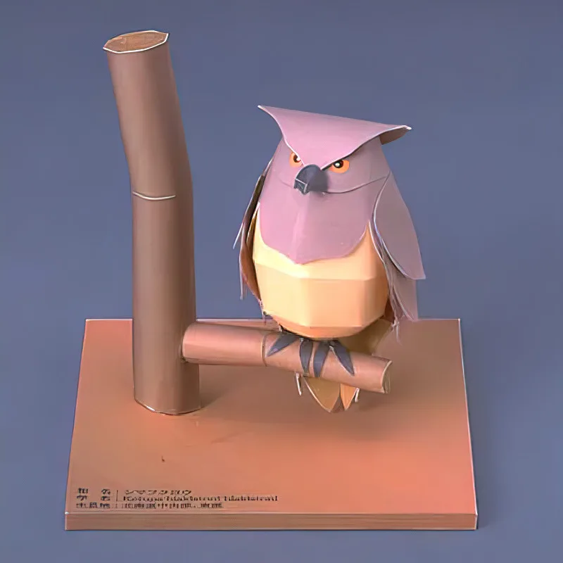 Blakiston's Fish Owls Origami  - đánh giá và giá Art Craft With Cardboard