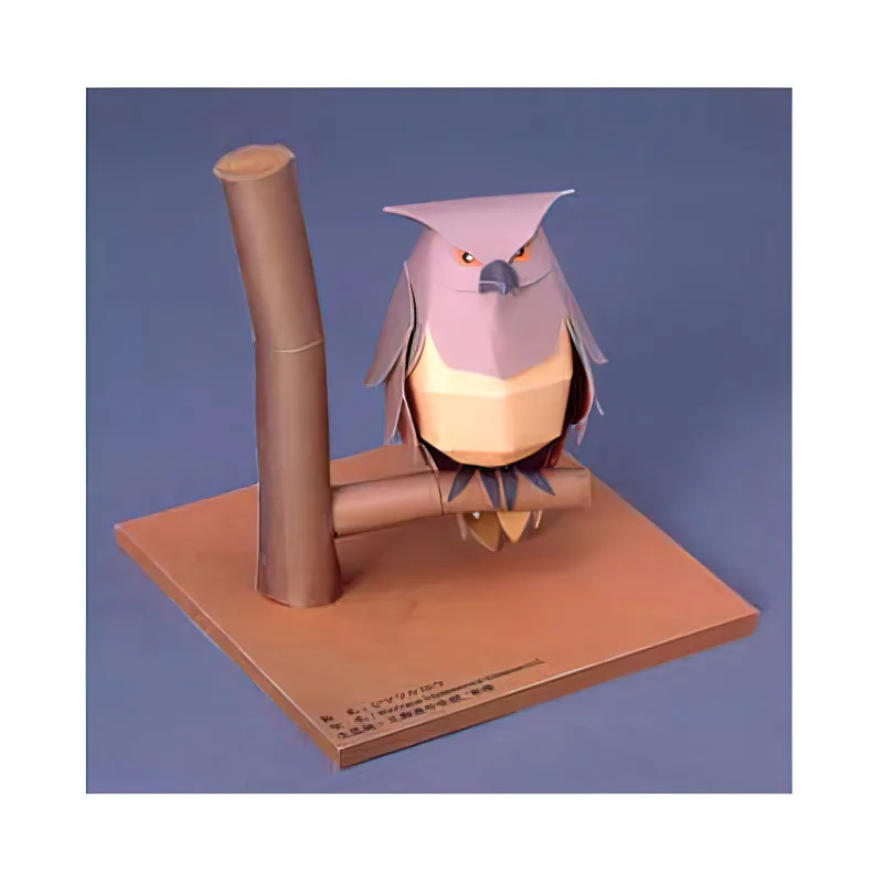 Blakiston's Fish Owls Origami  - đánh giá và giá Art Craft With Cardboard