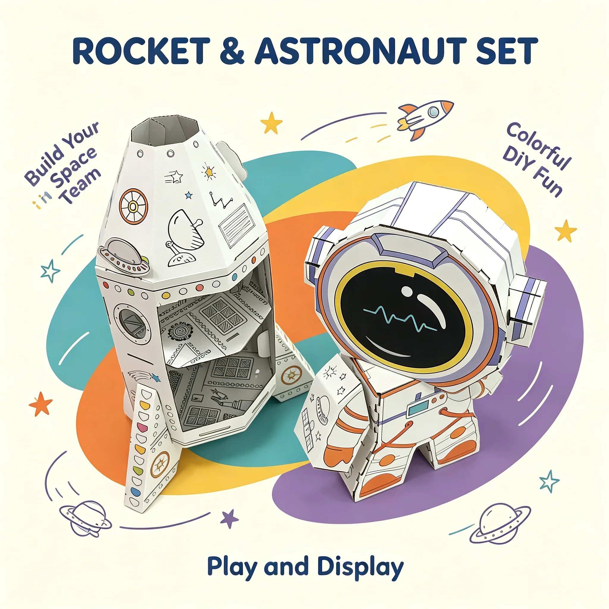 STEM Educational DIY Doodle Ar - đánh giá và giá Art And Craft Rocket