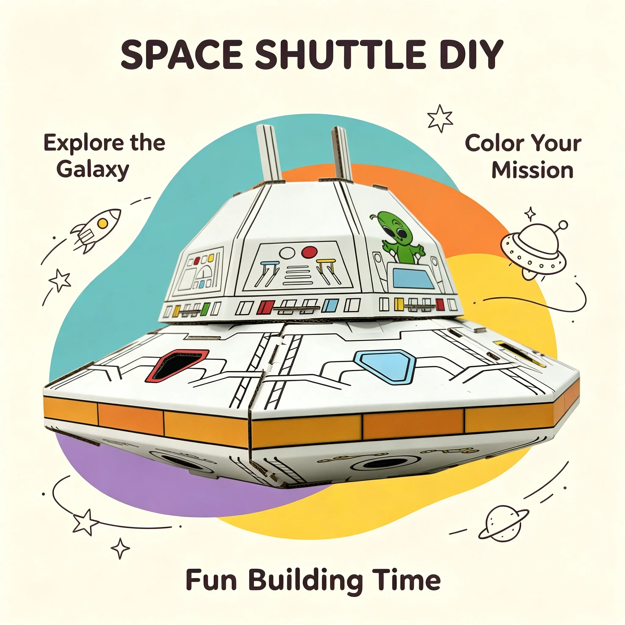 STEM Educational DIY Doodle Ar - đánh giá và giá Art And Craft Rocket