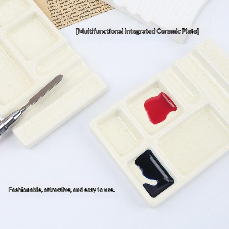 Ceramic Palette Pen Holder Scr - đánh giá và giá Art Craft Easy