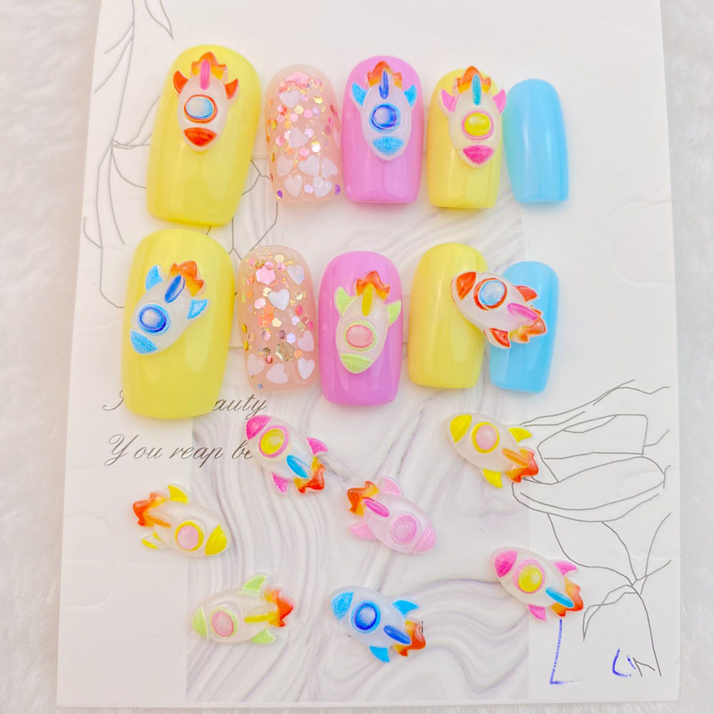 50Pcs New Mixed Nail Art Resin - đánh giá và giá Art And Craft Rocket