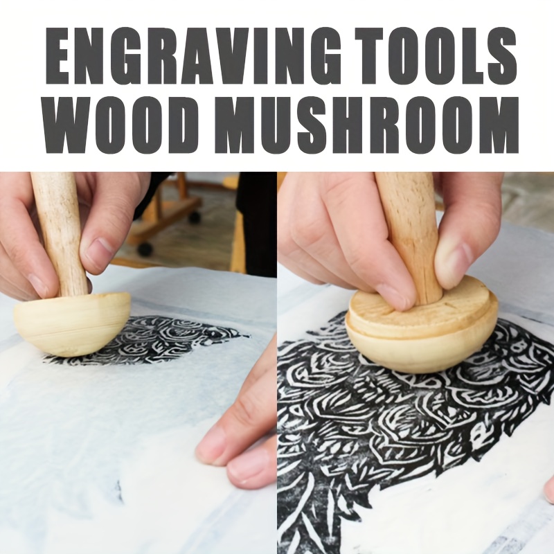 1Pc Wooden Mushroom Roller Pap - đánh giá và giá Art Craft Using Paper
