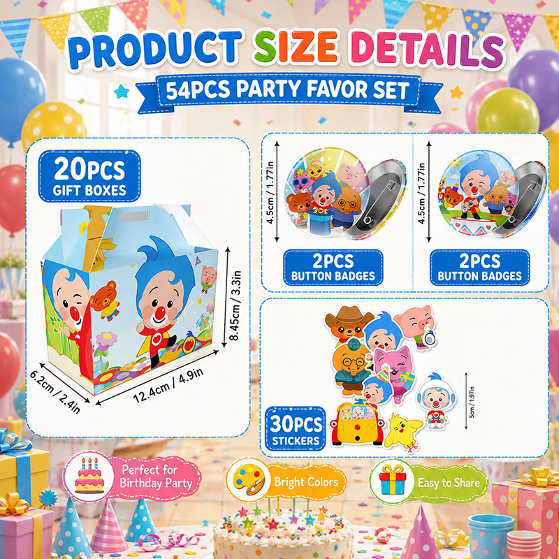 Clown Cartoon Pattern Paper Bo - đánh giá và giá Art Craft House Making