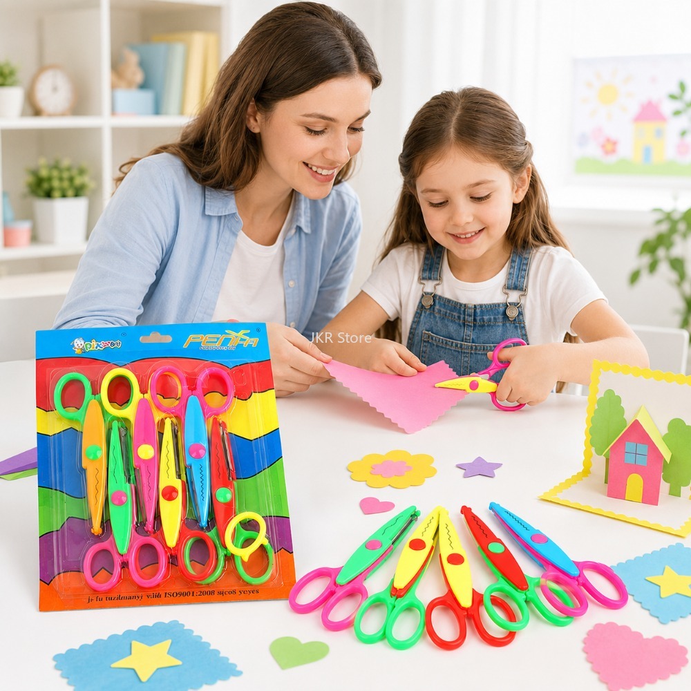 Decorative Wavy Scissors 6Pcs/ - đánh giá và giá Art Craft Using Paper