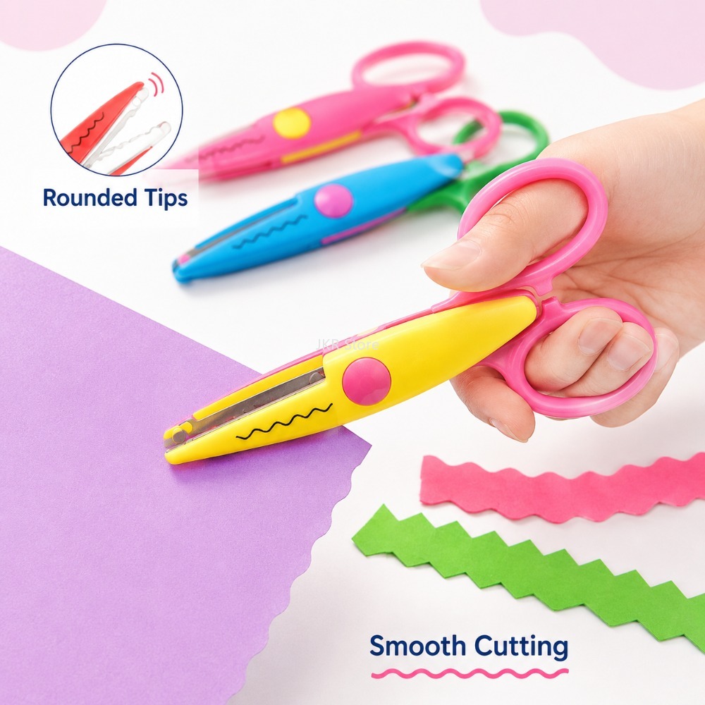 Decorative Wavy Scissors 6Pcs/ - đánh giá và giá Art Craft Using Paper
