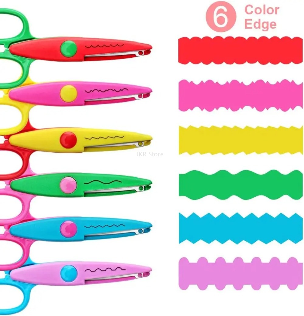 Decorative Wavy Scissors 6Pcs/ - đánh giá và giá Art Craft Using Paper