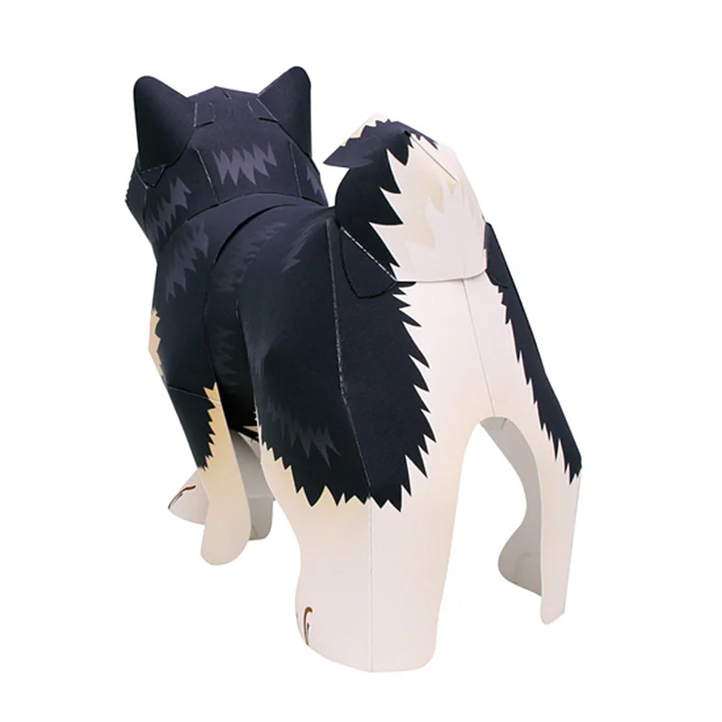 Black Shiba Inu Dog Handmade O - đánh giá và giá Art Craft With Cardboard