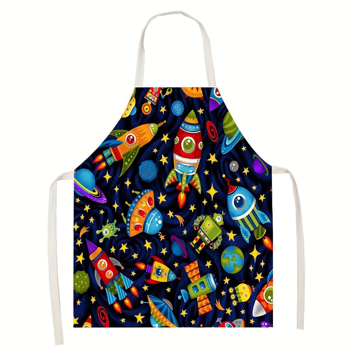 1pc Kids Apron Space Theme Roc - đánh giá và giá Art And Craft Rocket