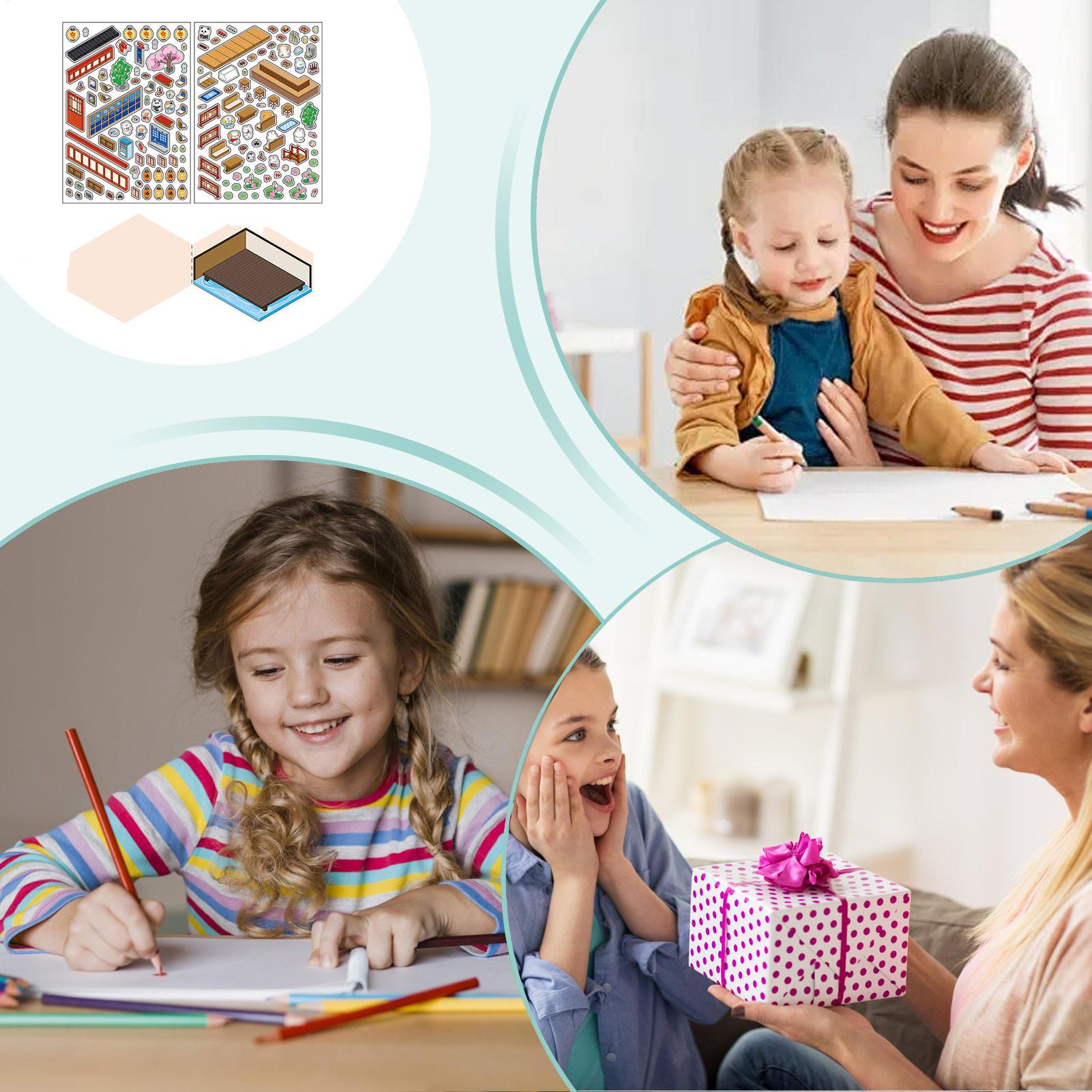 Sticker Rooms Book Miniature R - đánh giá và giá Art Craft House Making