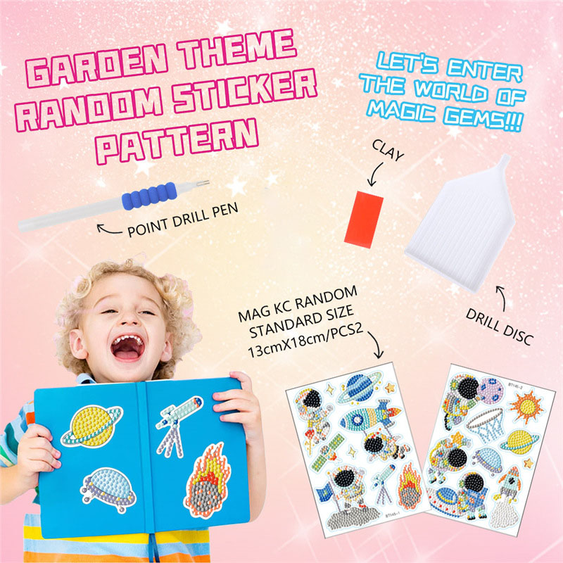 Space Diamond Art Kit For Kids - đánh giá và giá Art And Craft Rocket