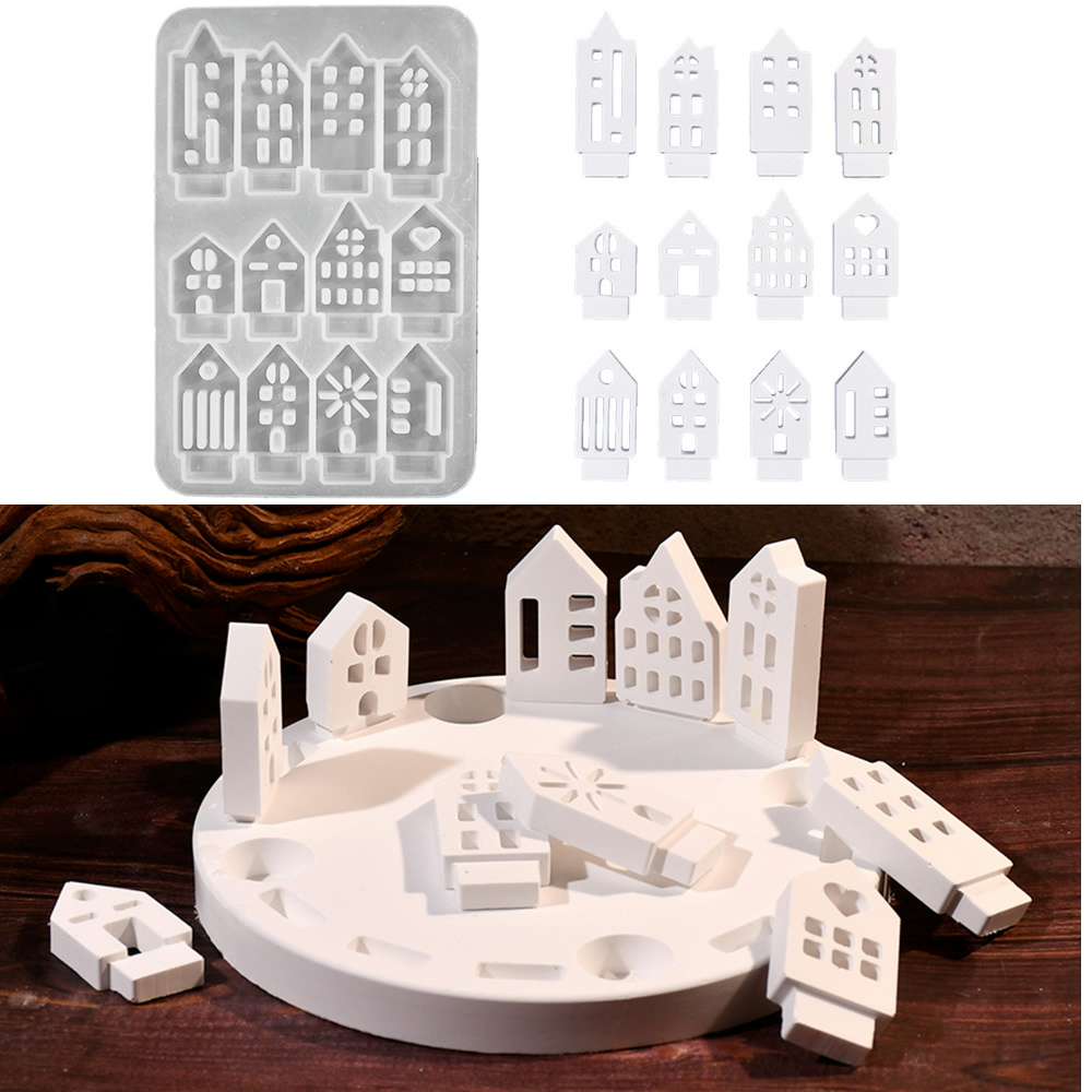 Hollow Small House Candle Hold - đánh giá và giá Art Craft House Making