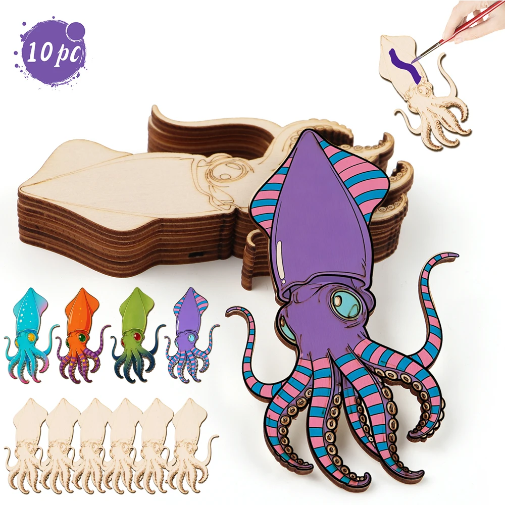 10pcs/set Unfinished Wood Craf - đánh giá và giá Art Crafting