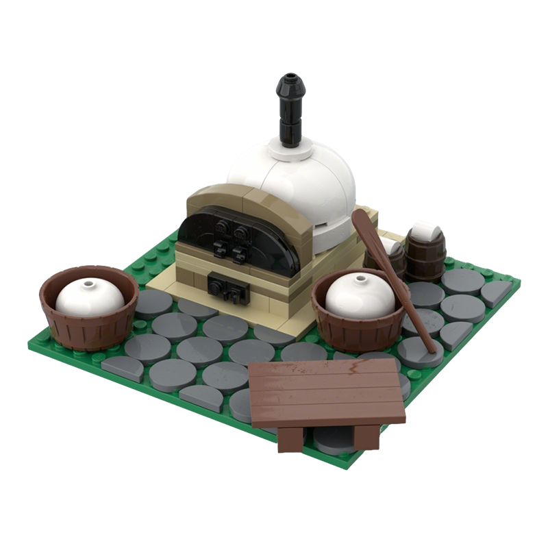 115pcs MOC Outdoor Bakery Crea - đánh giá và giá Art Craft Bakery