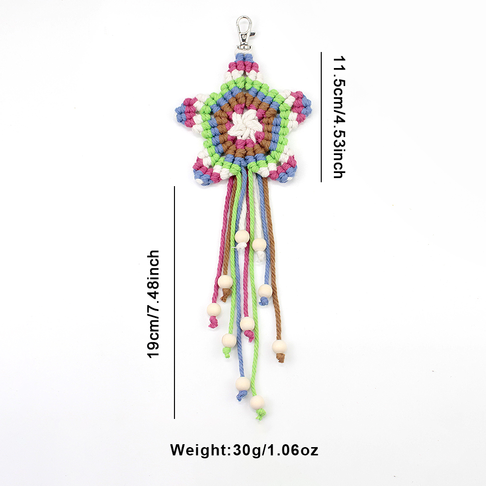 Boho Pentagram Tassel Pendant  - đánh giá và giá Art Crafting