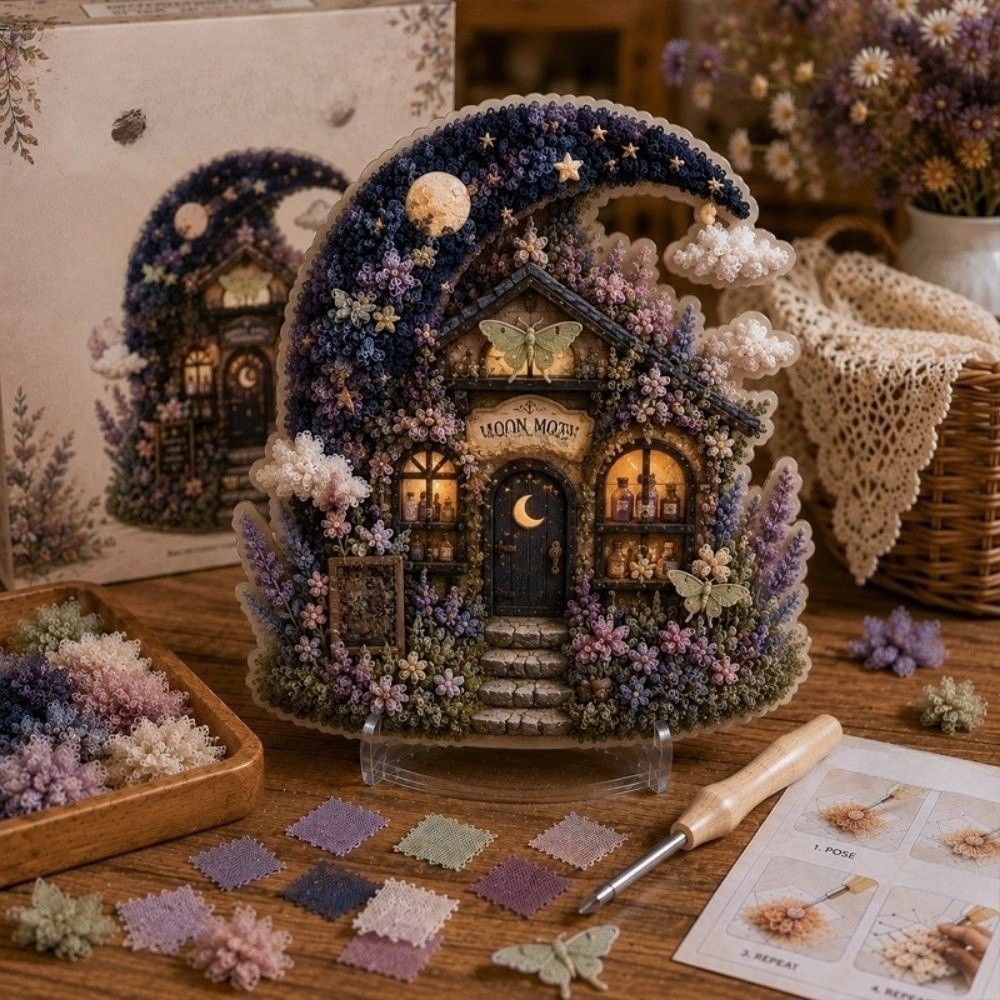House Scene Poke Art Kit Mushr - đánh giá và giá Art Craft House Making