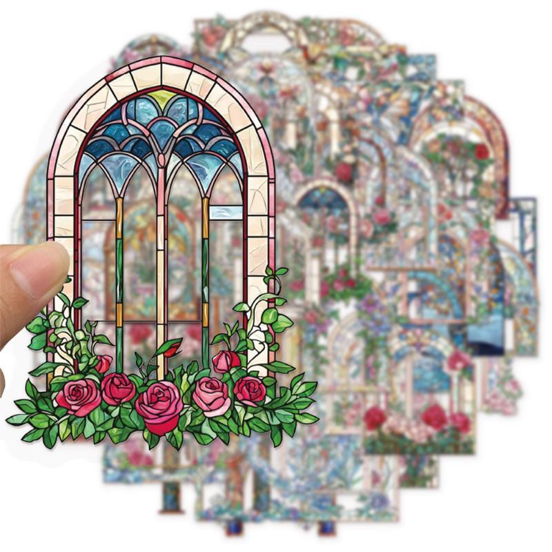50Pcs Waterproof Vintage Flora - đánh giá và giá Art Craft Using Paper