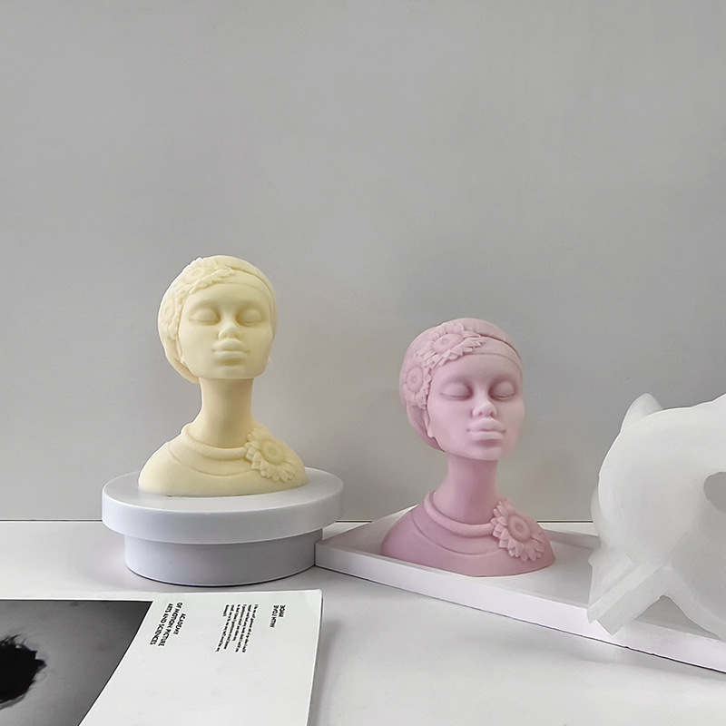 3D Teenage Girl Silicone Mold  - đánh giá và giá Art Craft Girl