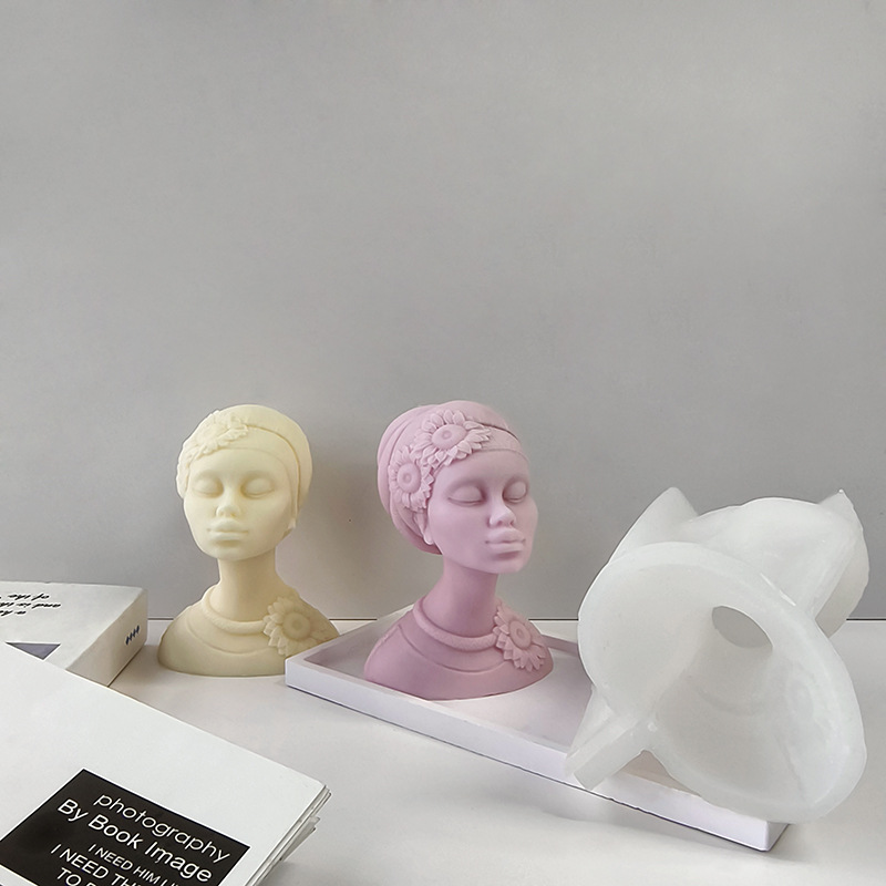 3D Teenage Girl Silicone Mold  - đánh giá và giá Art Craft Girl