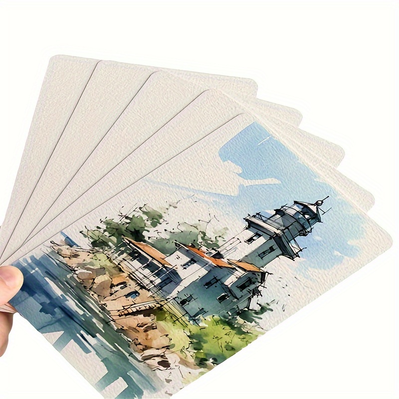 50PCS Premium Watercolor Paper - đánh giá và giá Art Craft Using Paper
