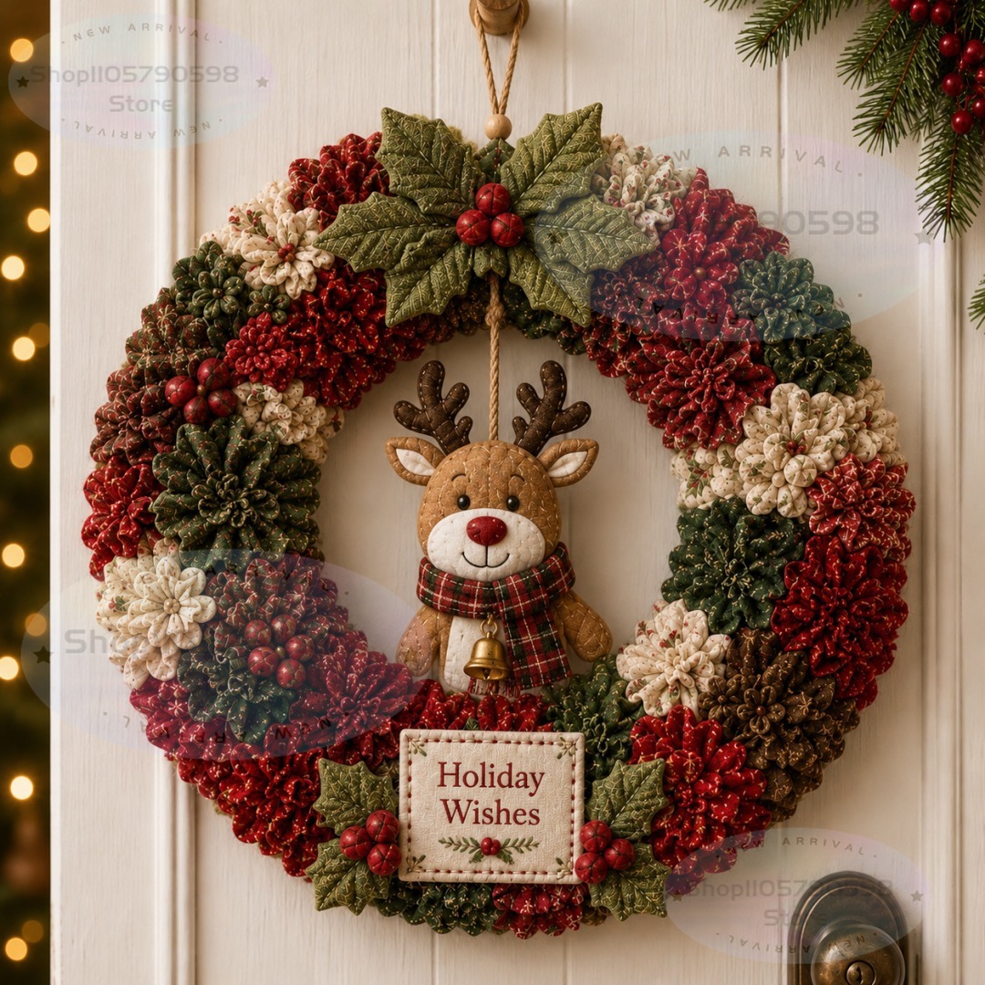 3D Fabric Poke Wreath DIY Kit, - đánh giá và giá Art Crafting