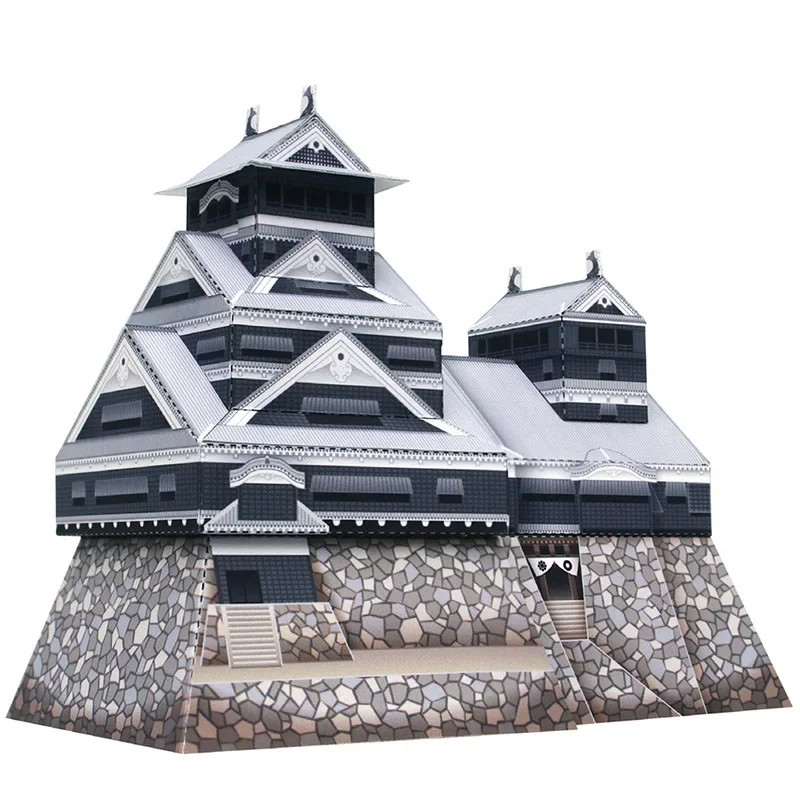 Japan Kumamoto Castle Folding  - đánh giá và giá Art Craft With Cardboard