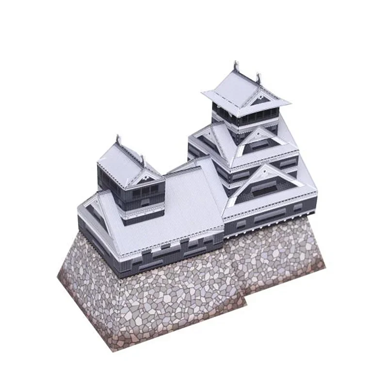 Japan Kumamoto Castle Folding  - đánh giá và giá Art Craft With Cardboard