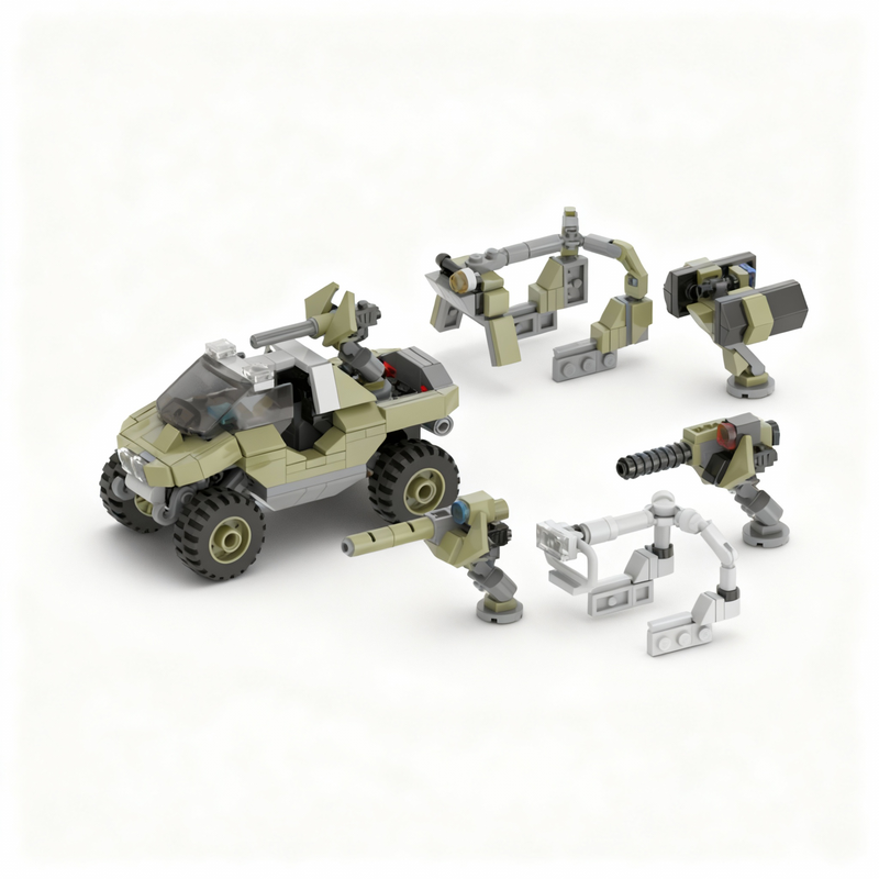 378pcs MOC Space Warthog Speed - đánh giá và giá Art And Craft Rocket