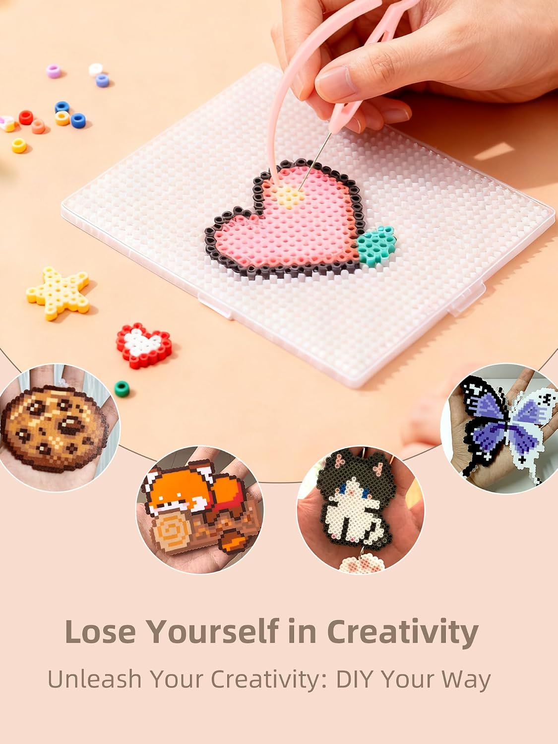 Fuse Beads Kit-Easy DIY-96 Col - đánh giá và giá Art Crafting