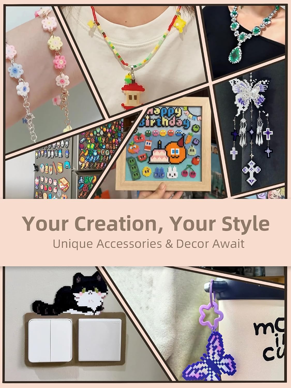 Fuse Beads Kit-Easy DIY-96 Col - đánh giá và giá Art Crafting